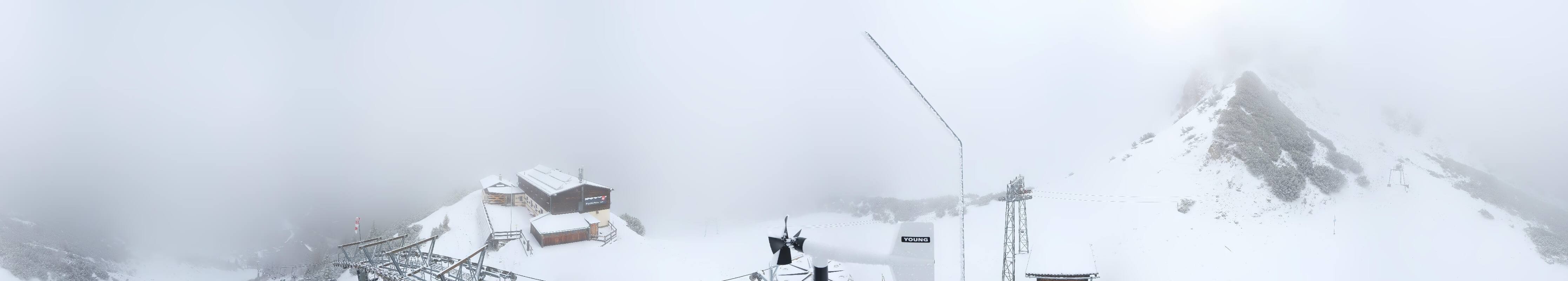 Archiv Foto Webcam Axams: Blick vom Birgitzköpflhaus