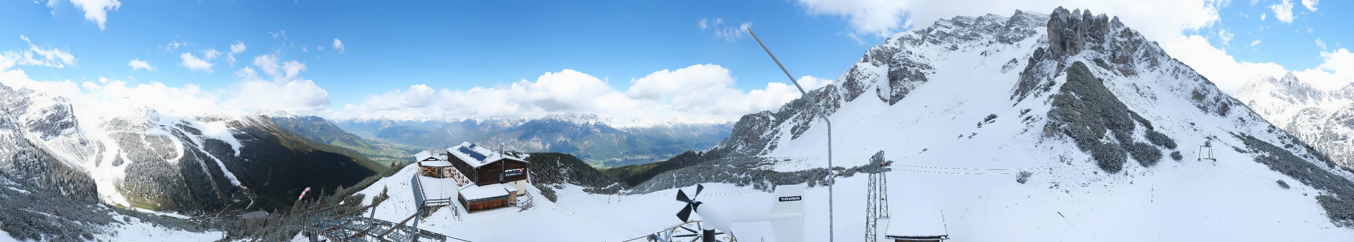 Archiv Foto Webcam Axams: Blick vom Birgitzköpflhaus