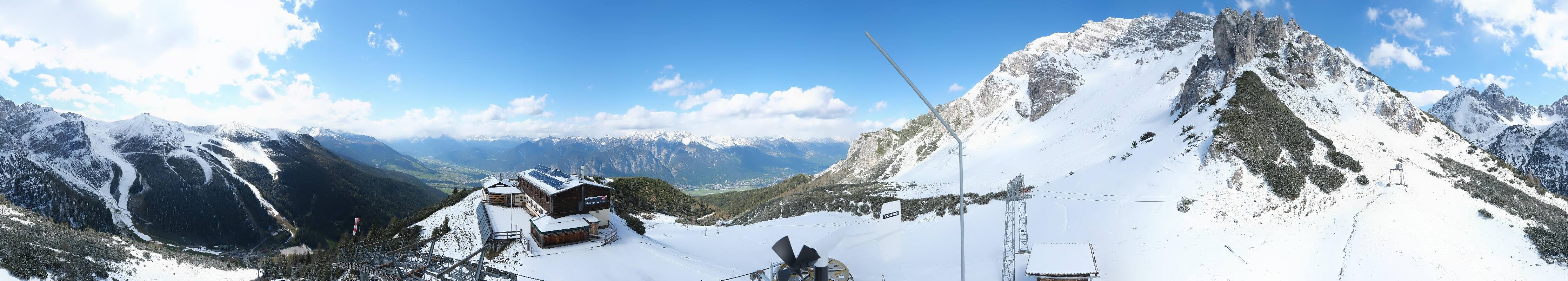 Archiv Foto Webcam Axams: Blick vom Birgitzköpflhaus