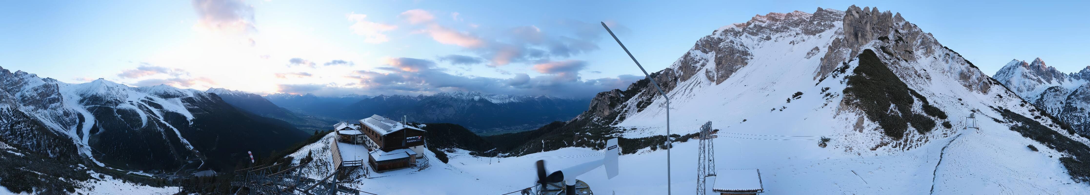 Archiv Foto Webcam Axams: Blick vom Birgitzköpflhaus