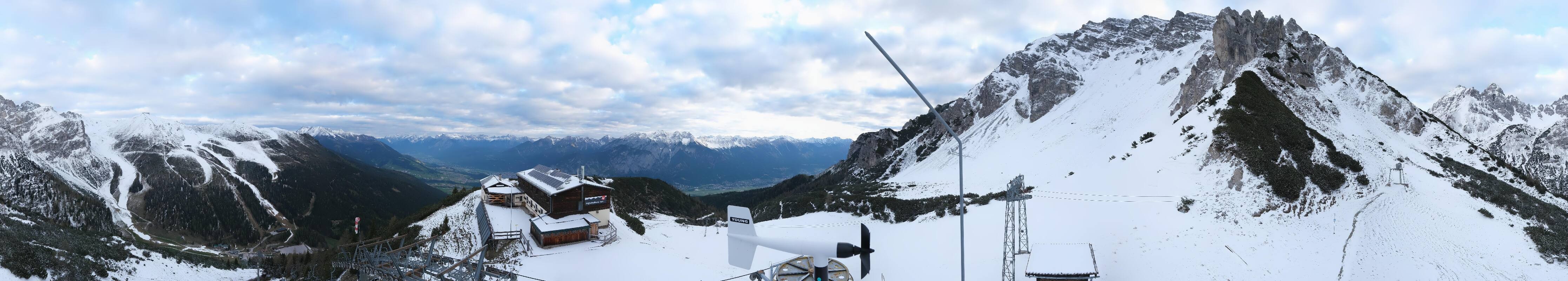 Archiv Foto Webcam Axams: Blick vom Birgitzköpflhaus