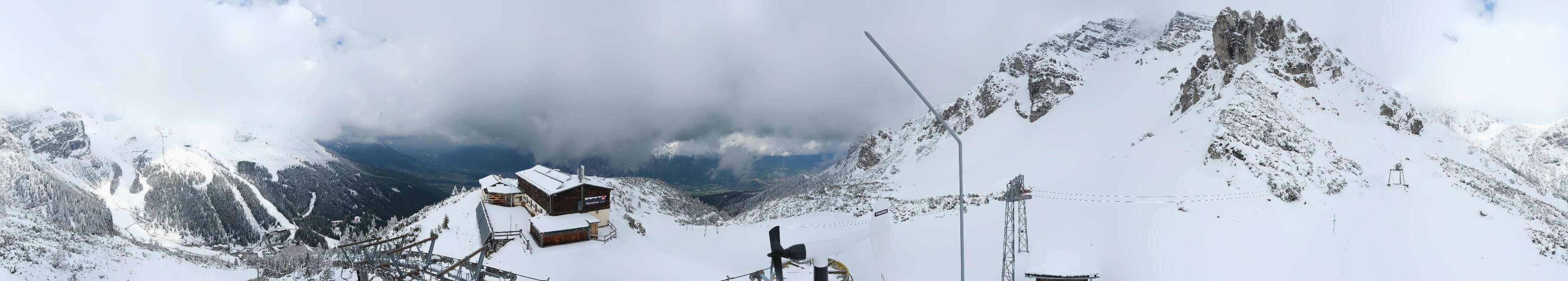 Archiv Foto Webcam Axams: Blick vom Birgitzköpflhaus