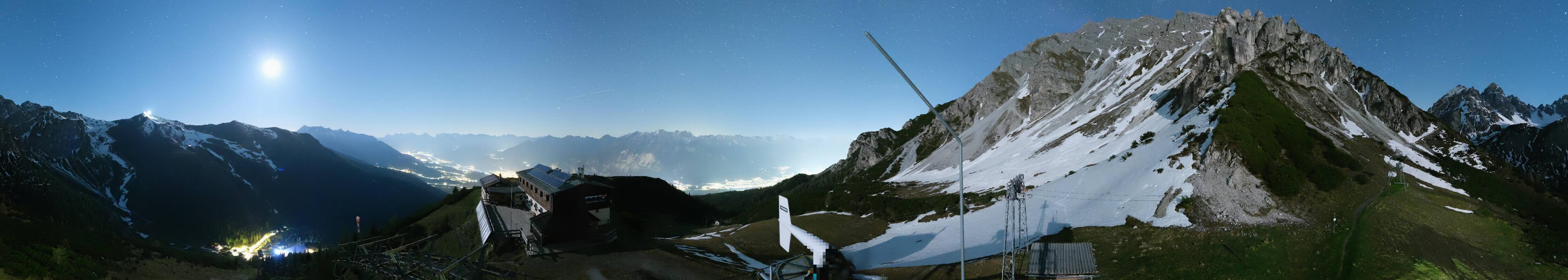 Archiv Foto Webcam Axams: Blick vom Birgitzköpflhaus