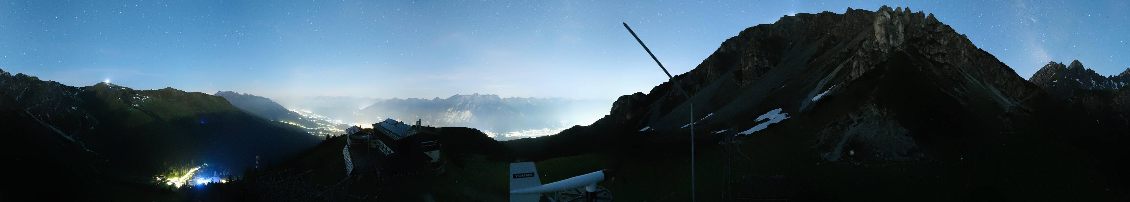 Archiv Foto Webcam Axams: Blick vom Birgitzköpflhaus