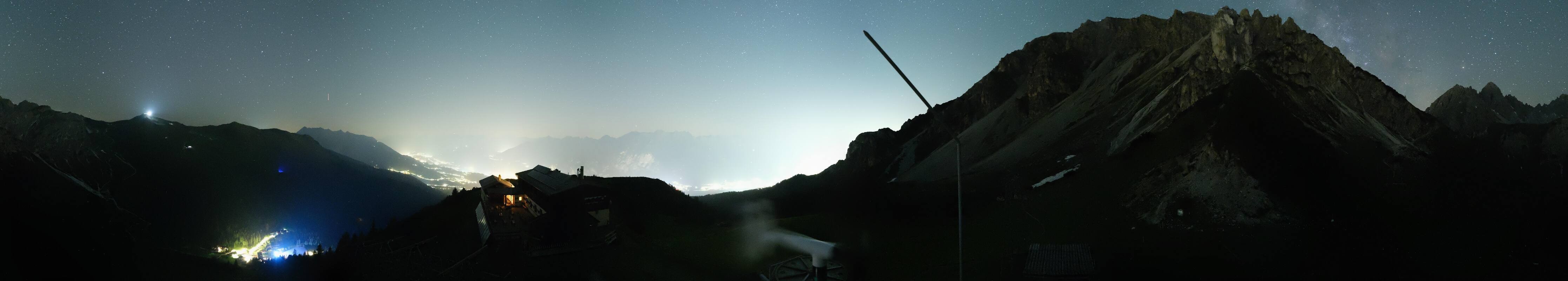 Archiv Foto Webcam Axams: Blick vom Birgitzköpflhaus