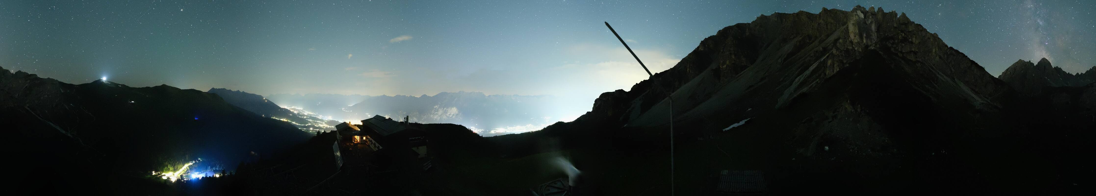 Archiv Foto Webcam Axams: Blick vom Birgitzköpflhaus