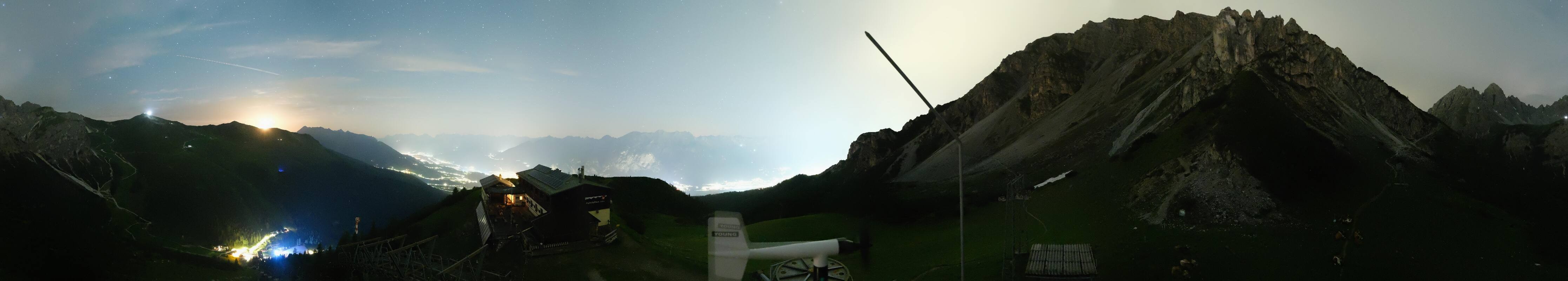 Archiv Foto Webcam Axams: Blick vom Birgitzköpflhaus