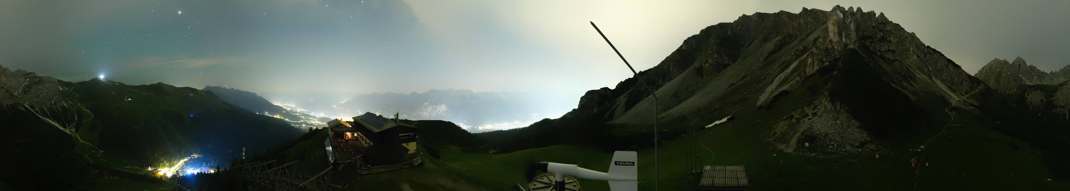 Archiv Foto Webcam Axams: Blick vom Birgitzköpflhaus