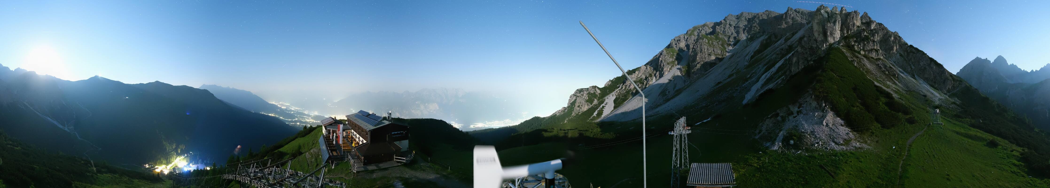 Archiv Foto Webcam Axams: Blick vom Birgitzköpflhaus