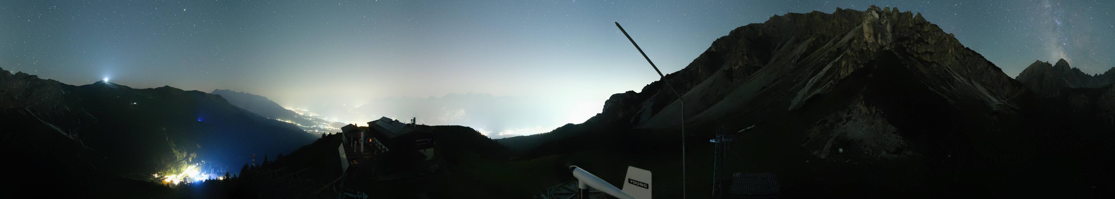 Archiv Foto Webcam Axams: Blick vom Birgitzköpflhaus
