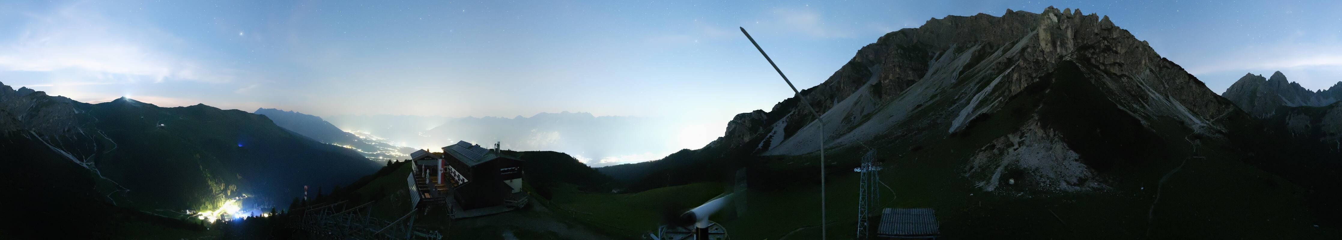 Archiv Foto Webcam Axams: Blick vom Birgitzköpflhaus