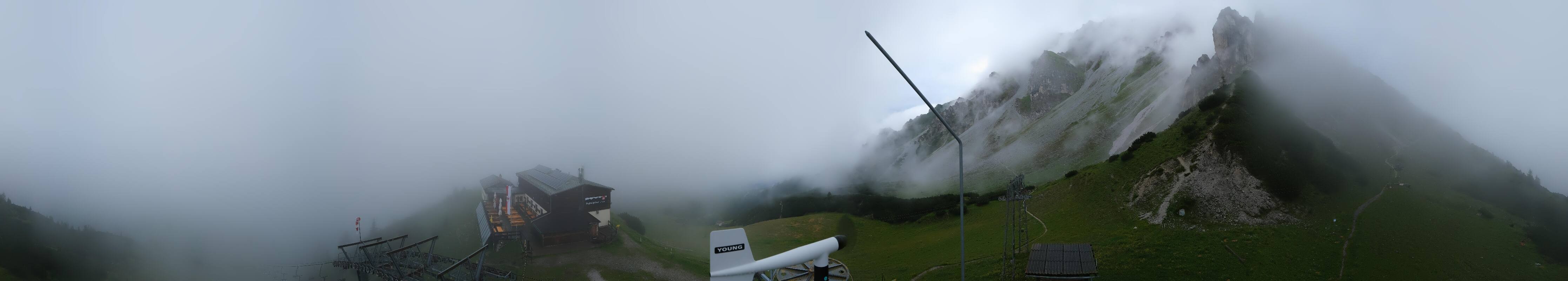 Archiv Foto Webcam Axams: Blick vom Birgitzköpflhaus
