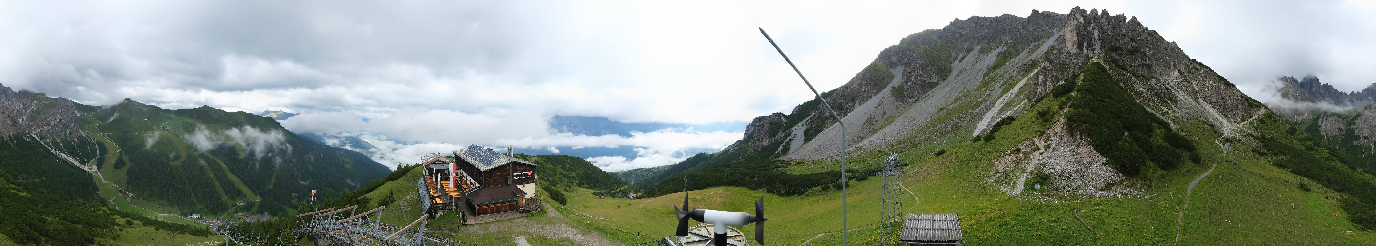 Archiv Foto Webcam Axams: Blick vom Birgitzköpflhaus