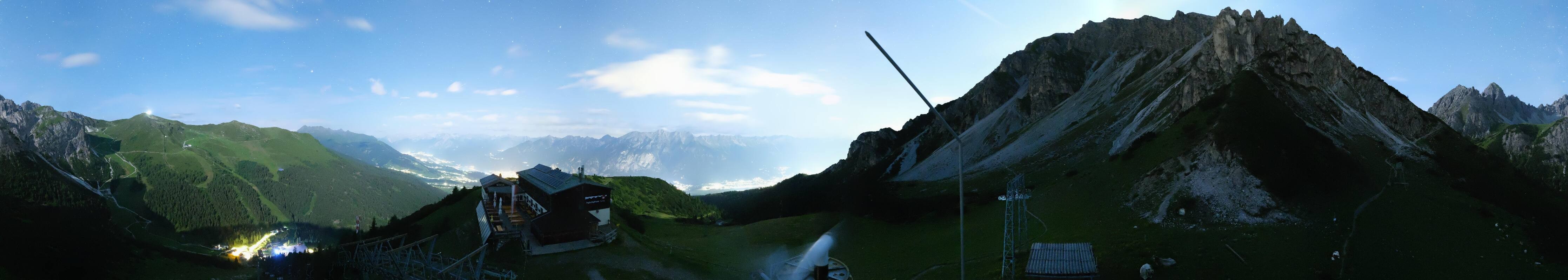 Archiv Foto Webcam Axams: Blick vom Birgitzköpflhaus