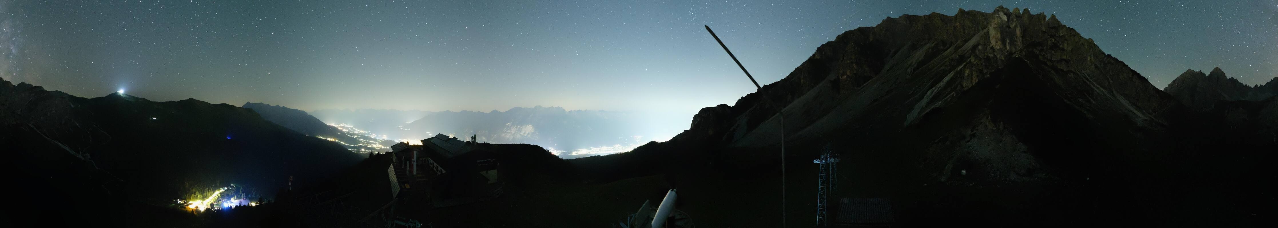 Archiv Foto Webcam Axams: Blick vom Birgitzköpflhaus