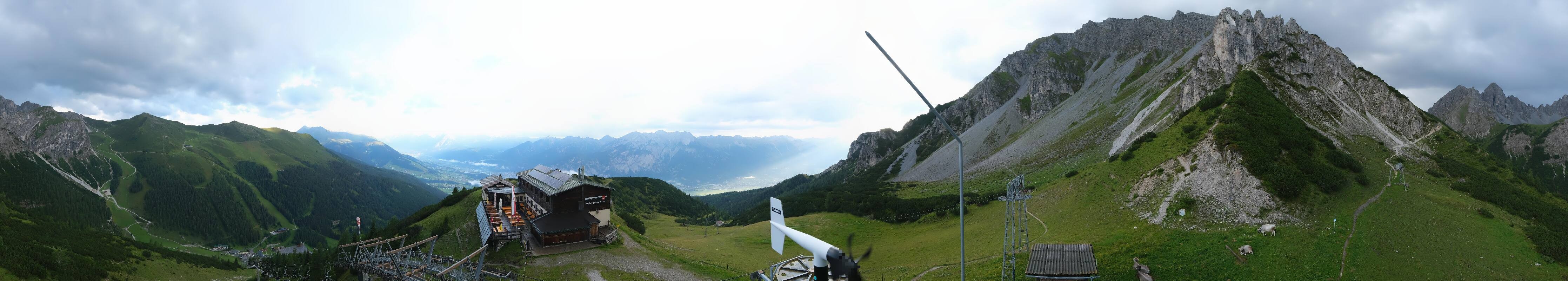 Archiv Foto Webcam Axams: Blick vom Birgitzköpflhaus