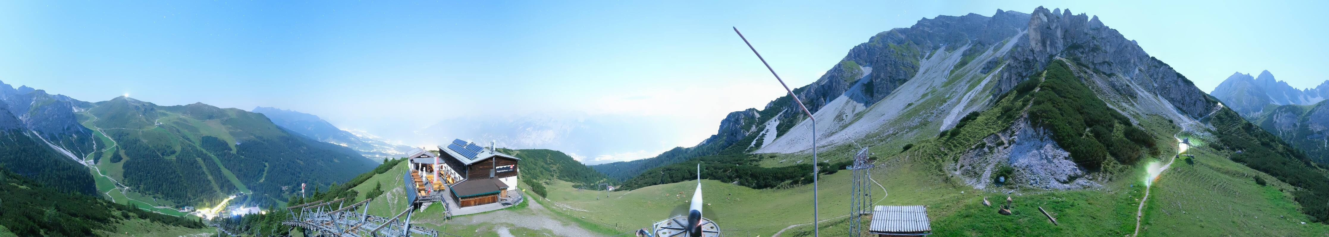 Archiv Foto Webcam Axams: Blick vom Birgitzköpflhaus