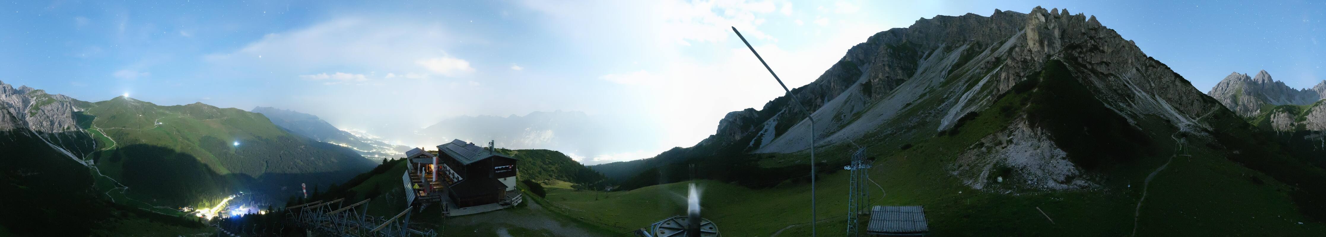 Archiv Foto Webcam Axams: Blick vom Birgitzköpflhaus