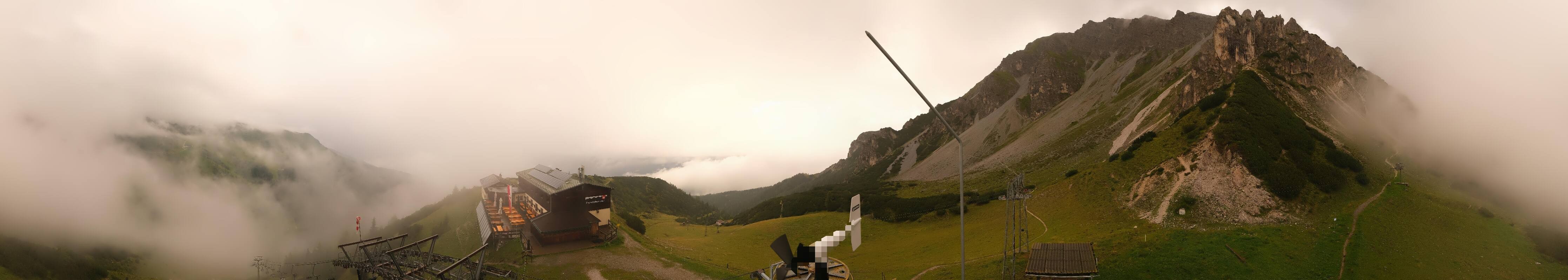 Archiv Foto Webcam Axams: Blick vom Birgitzköpflhaus