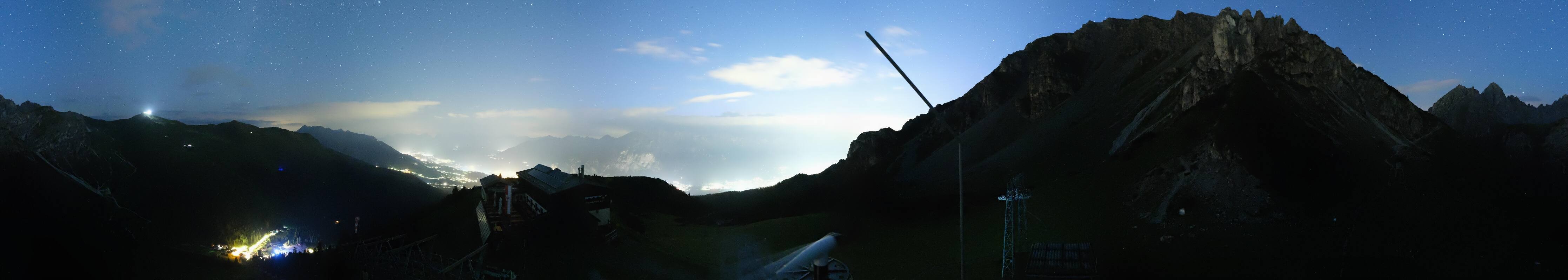 Archiv Foto Webcam Axams: Blick vom Birgitzköpflhaus