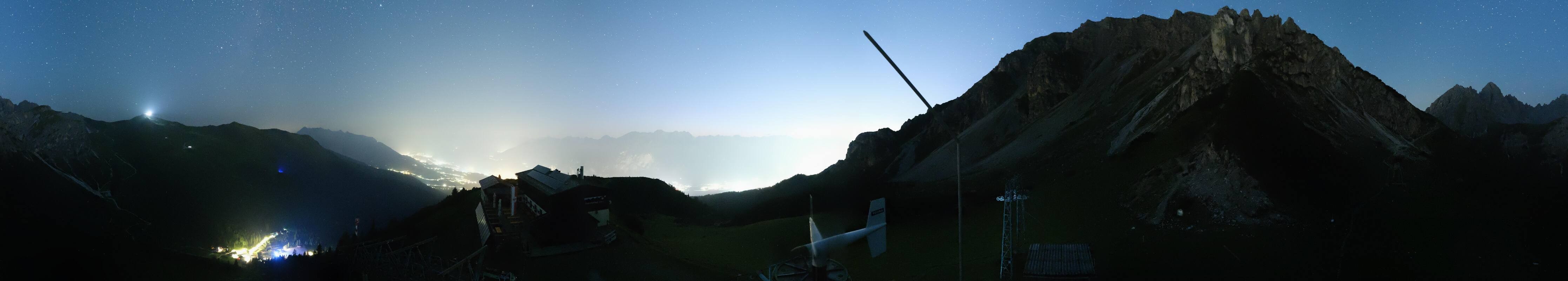 Archiv Foto Webcam Axams: Blick vom Birgitzköpflhaus