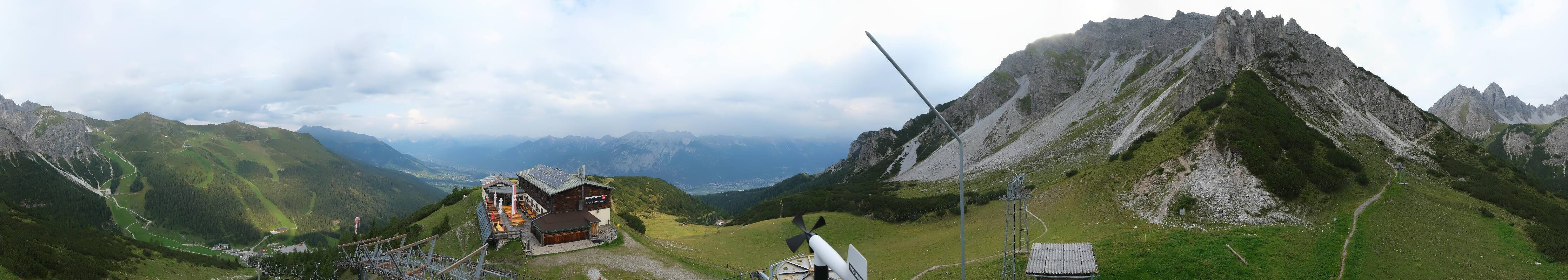 Archiv Foto Webcam Axams: Blick vom Birgitzköpflhaus