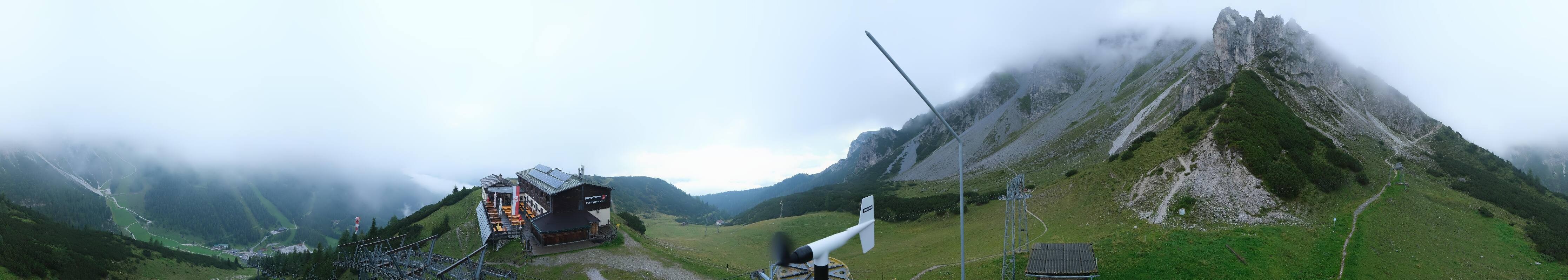 Archiv Foto Webcam Axams: Blick vom Birgitzköpflhaus