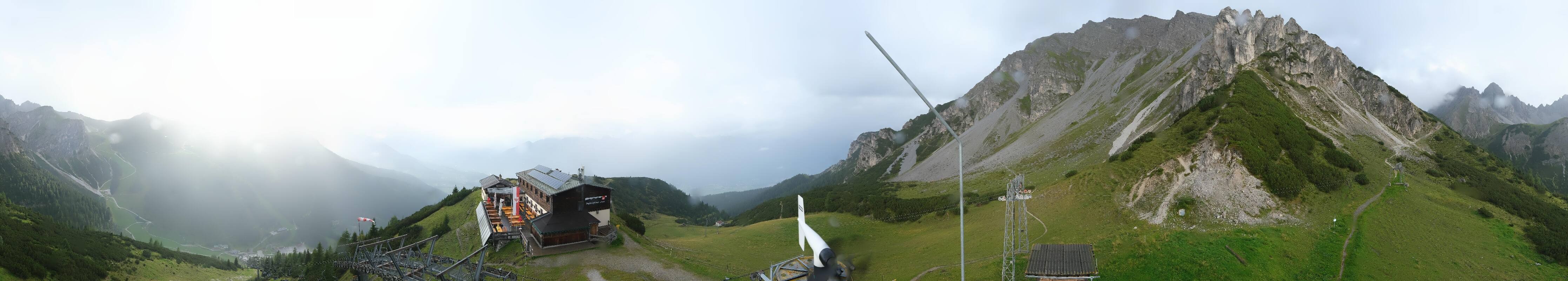 Archiv Foto Webcam Axams: Blick vom Birgitzköpflhaus
