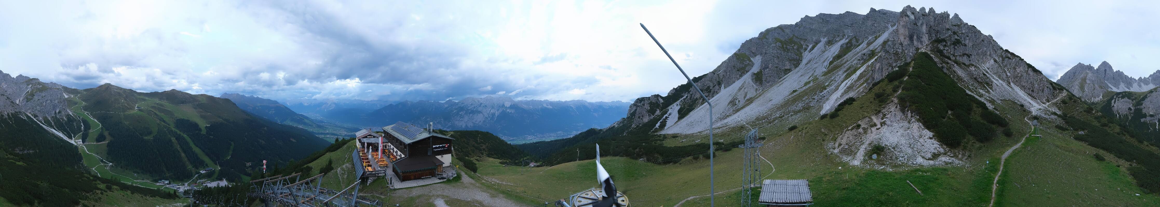 Archiv Foto Webcam Axams: Blick vom Birgitzköpflhaus