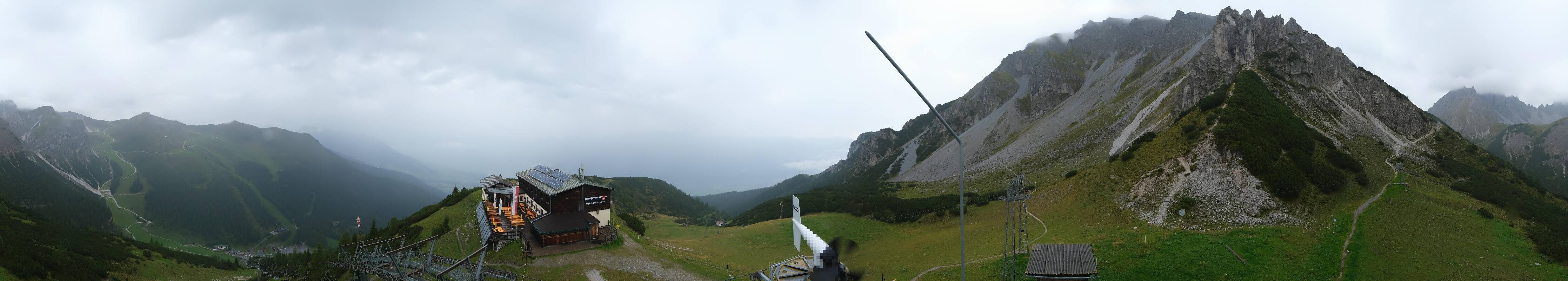 Archiv Foto Webcam Axams: Blick vom Birgitzköpflhaus