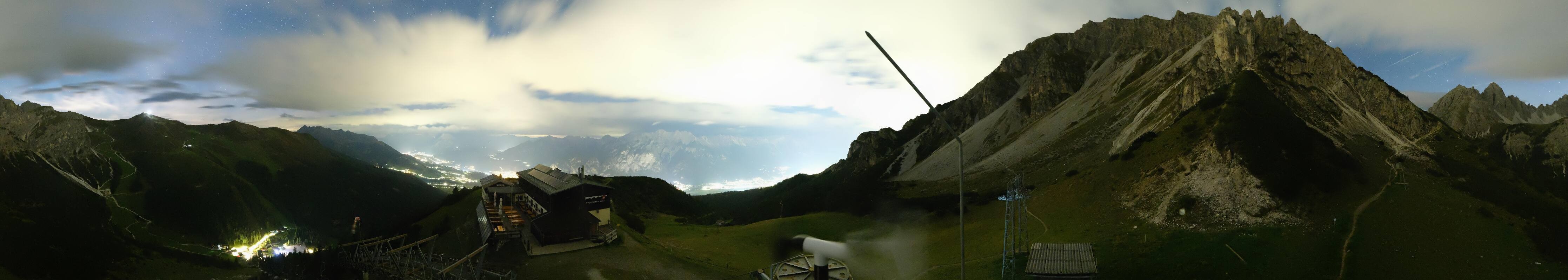 Archiv Foto Webcam Axams: Blick vom Birgitzköpflhaus