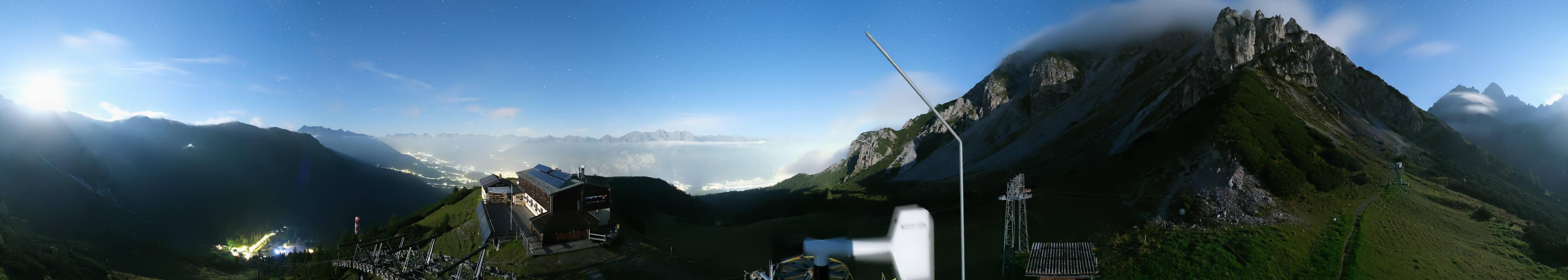 Archiv Foto Webcam Axams: Blick vom Birgitzköpflhaus