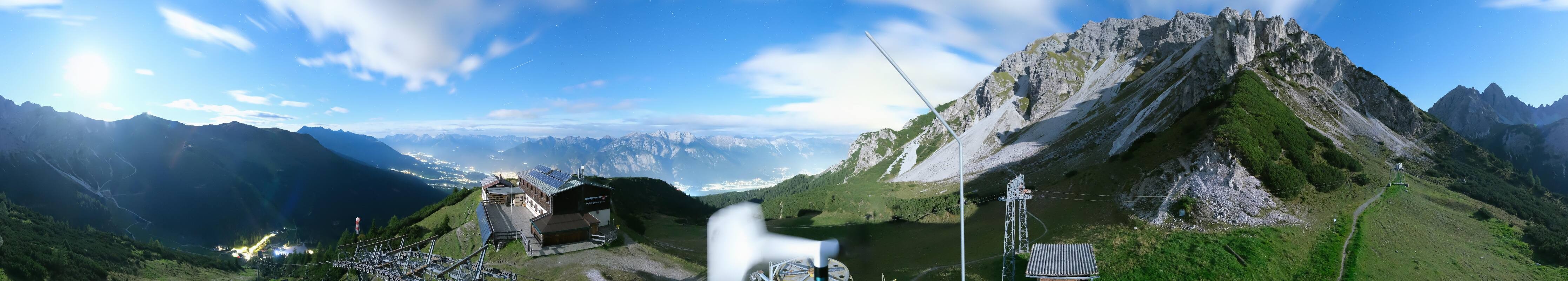 Archiv Foto Webcam Axams: Blick vom Birgitzköpflhaus
