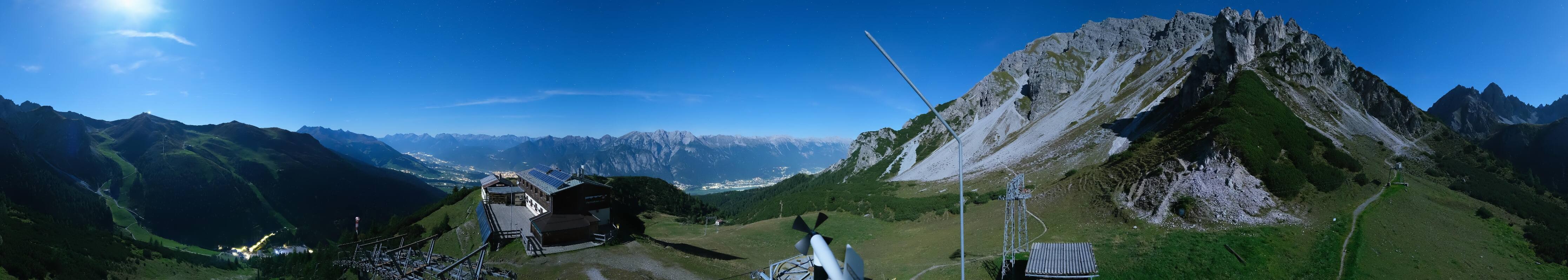 Archiv Foto Webcam Axams: Blick vom Birgitzköpflhaus