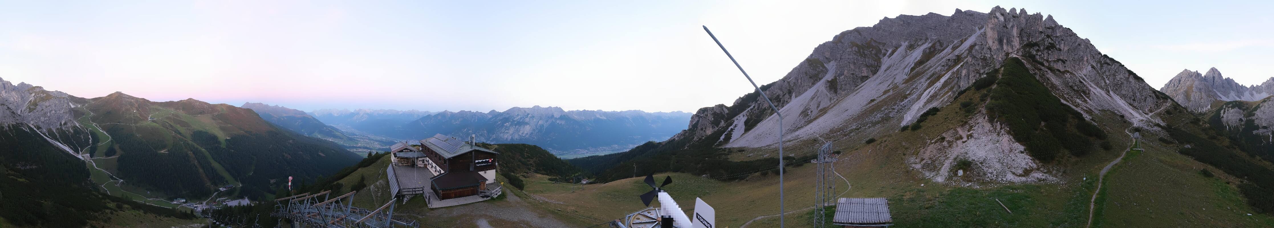 Archiv Foto Webcam Axams: Blick vom Birgitzköpflhaus