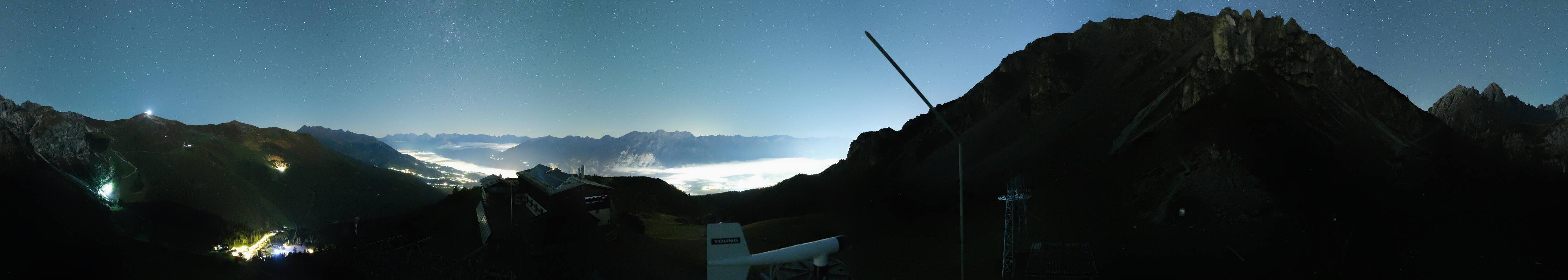 Archiv Foto Webcam Axams: Blick vom Birgitzköpflhaus