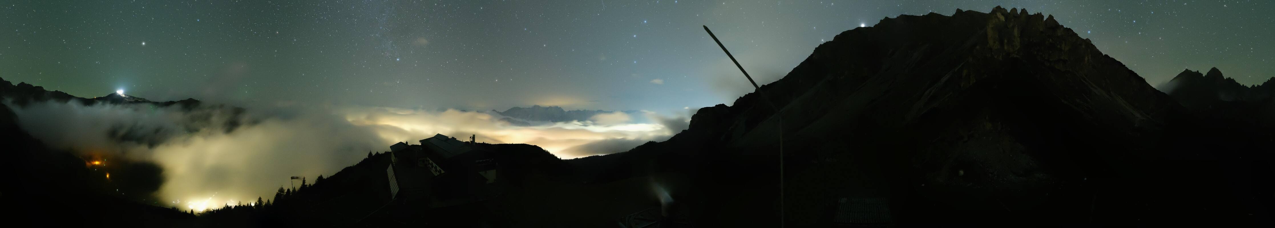 Archiv Foto Webcam Axams: Blick vom Birgitzköpflhaus