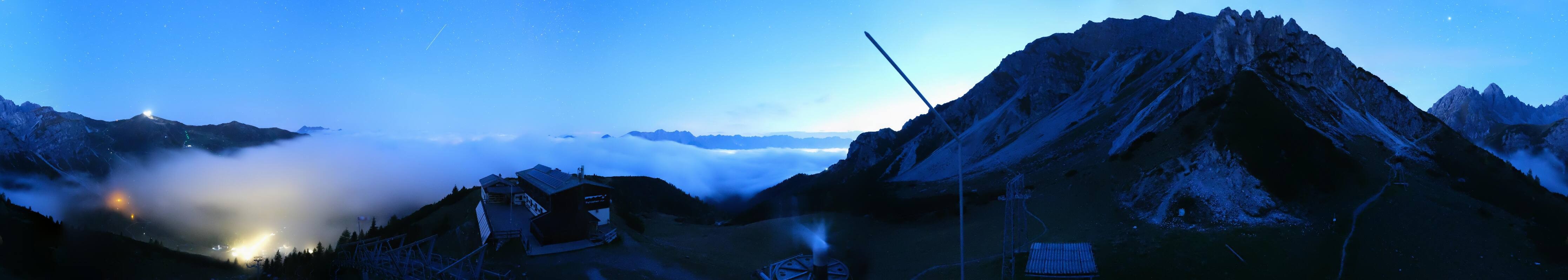 Archiv Foto Webcam Axams: Blick vom Birgitzköpflhaus
