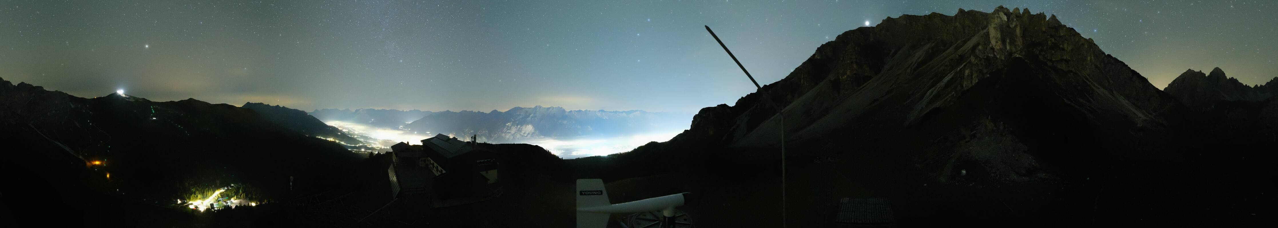Archiv Foto Webcam Axams: Blick vom Birgitzköpflhaus