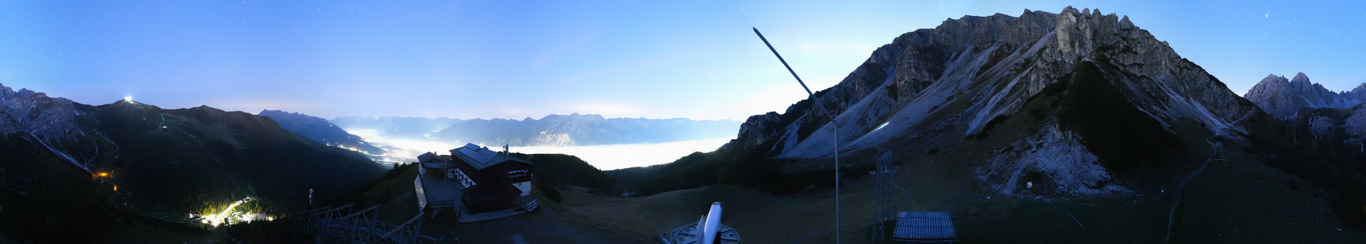 Archiv Foto Webcam Axams: Blick vom Birgitzköpflhaus