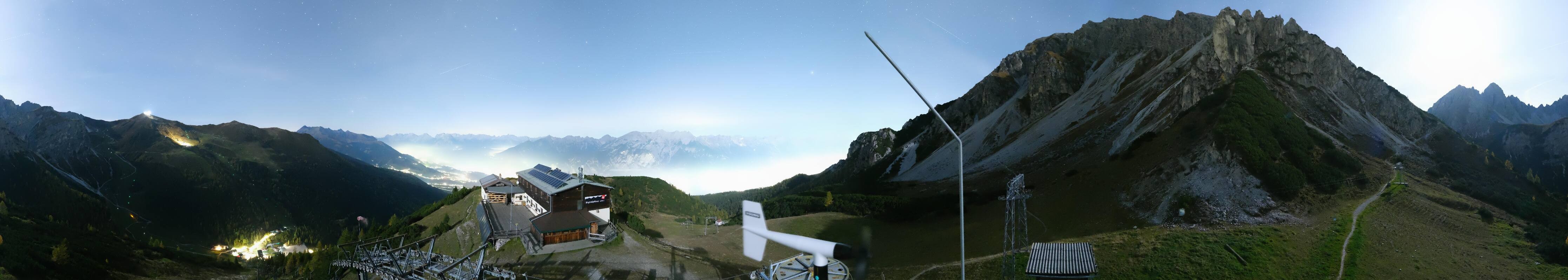 Archiv Foto Webcam Axams: Blick vom Birgitzköpflhaus