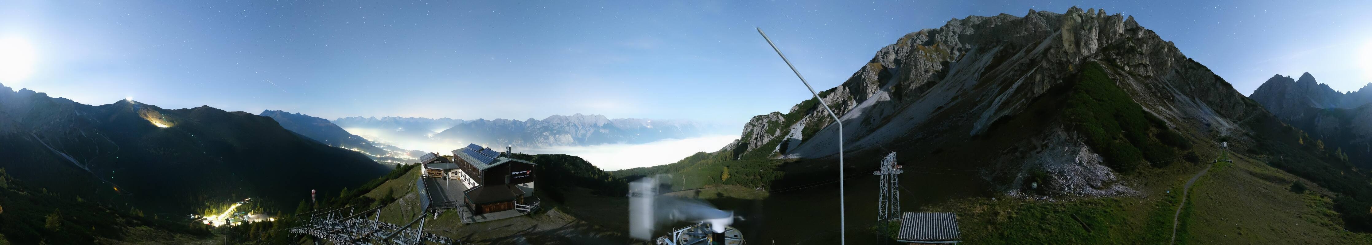 Archiv Foto Webcam Axams: Blick vom Birgitzköpflhaus