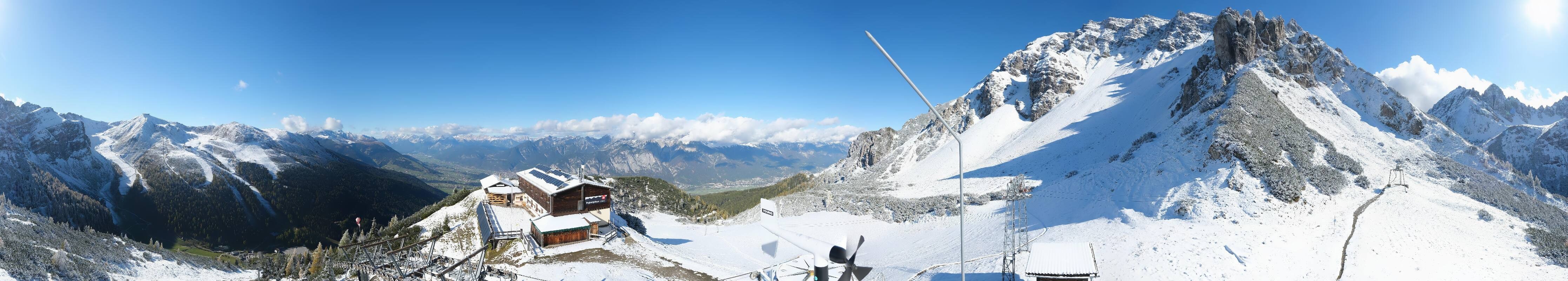 Archiv Foto Webcam Axams: Blick vom Birgitzköpflhaus