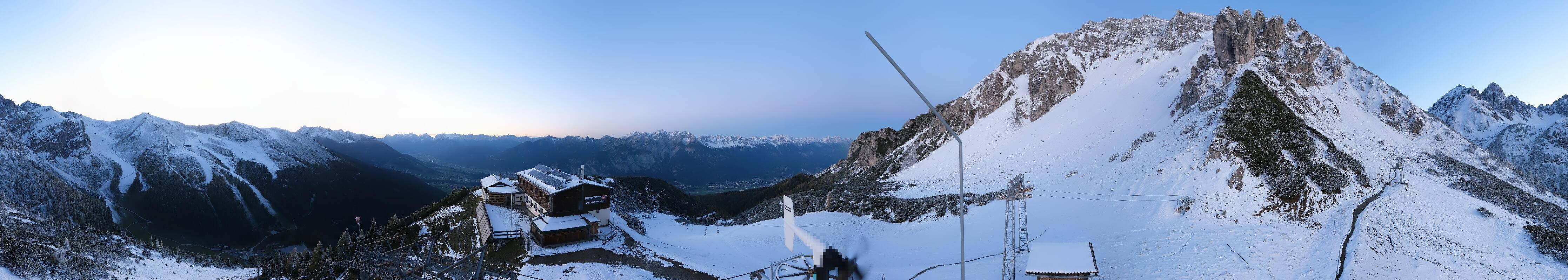 Archiv Foto Webcam Axams: Blick vom Birgitzköpflhaus