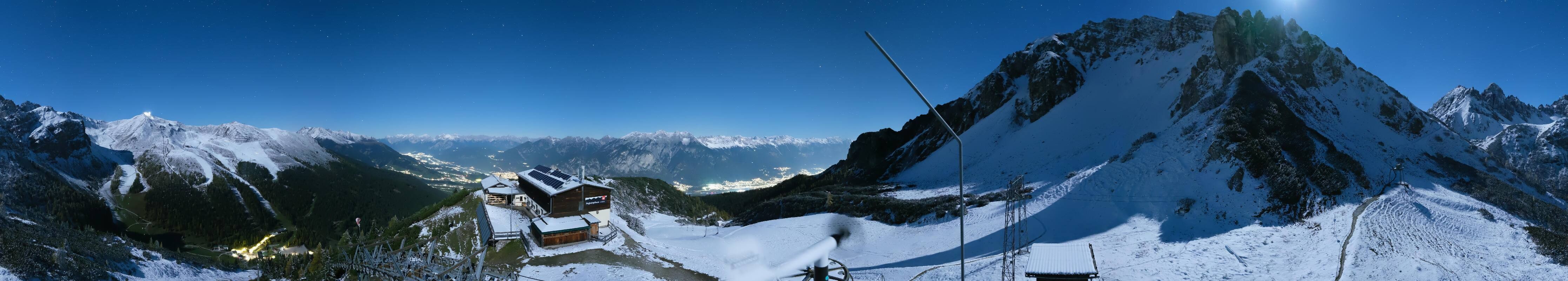 Archiv Foto Webcam Axams: Blick vom Birgitzköpflhaus