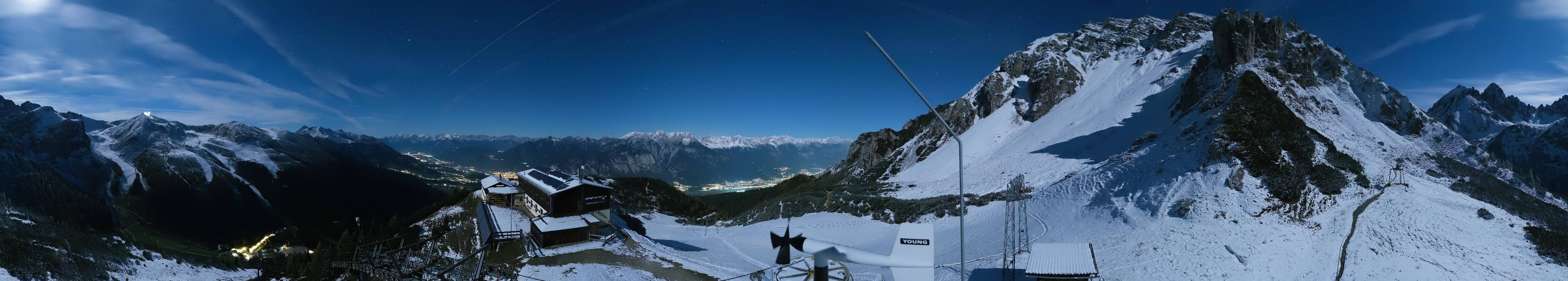 Archiv Foto Webcam Axams: Blick vom Birgitzköpflhaus