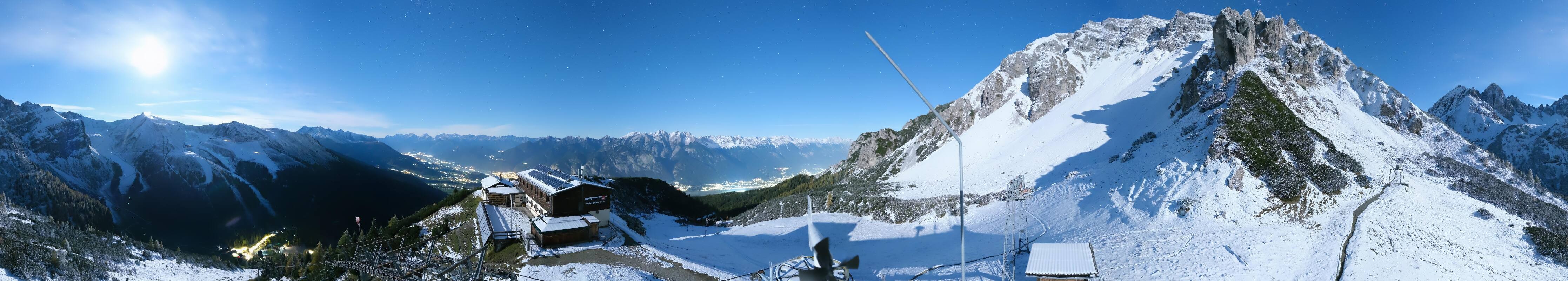 Archiv Foto Webcam Axams: Blick vom Birgitzköpflhaus