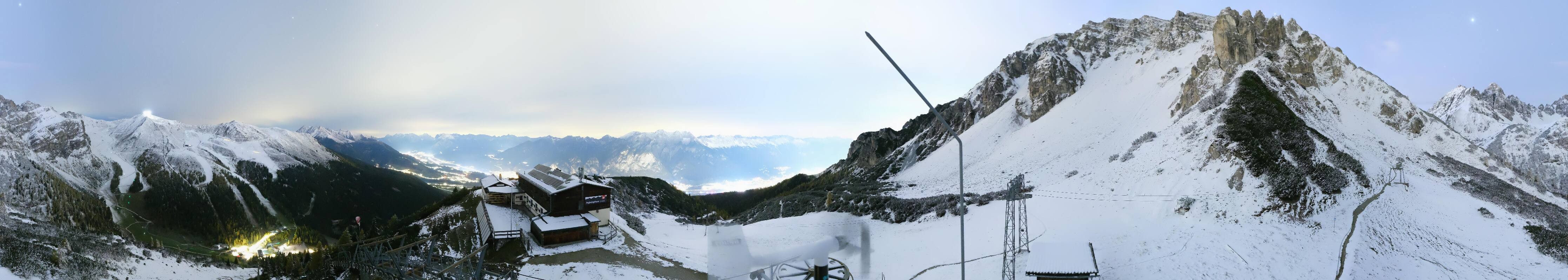Archiv Foto Webcam Axams: Blick vom Birgitzköpflhaus