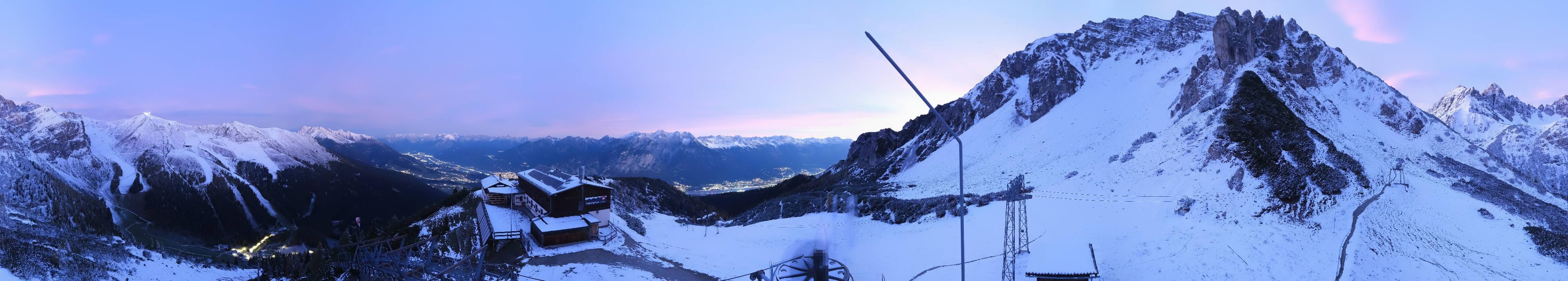 Archiv Foto Webcam Axams: Blick vom Birgitzköpflhaus