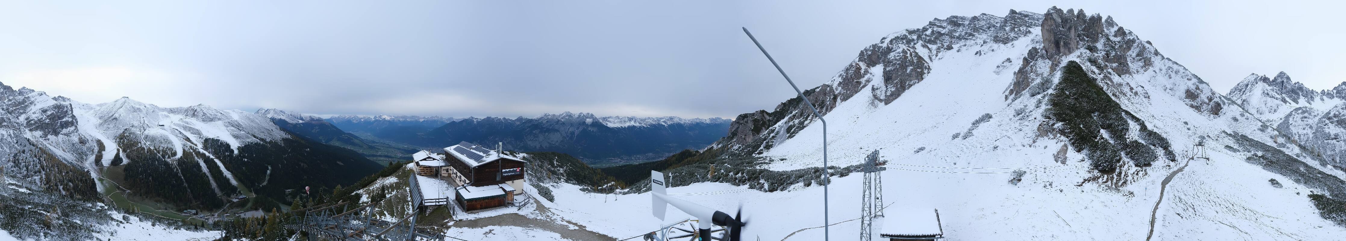 Archiv Foto Webcam Axams: Blick vom Birgitzköpflhaus